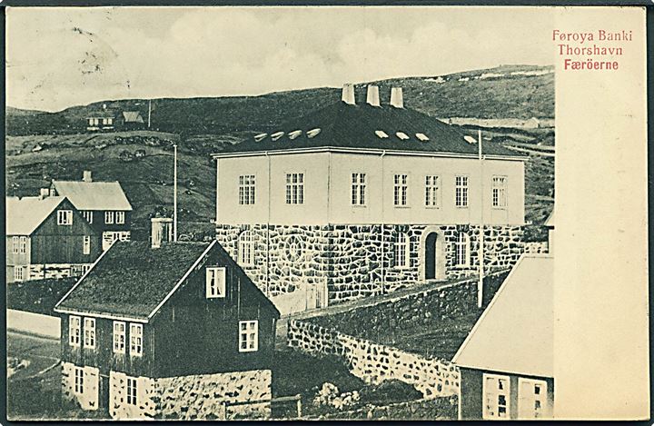 Thorshavn, Føroya Banki. A. Brend u/no. Kvalitet 7