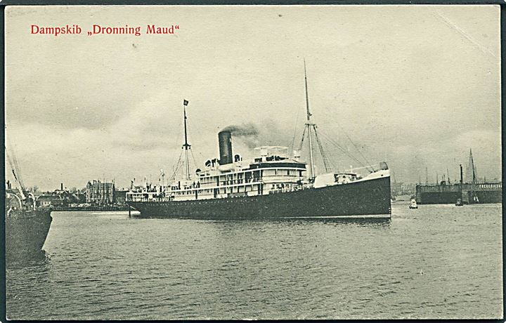 “Dronning Maud”, S/S, DFDS i Frederikshavn. Fotograf Knudstrup u/no. Kvalitet 8