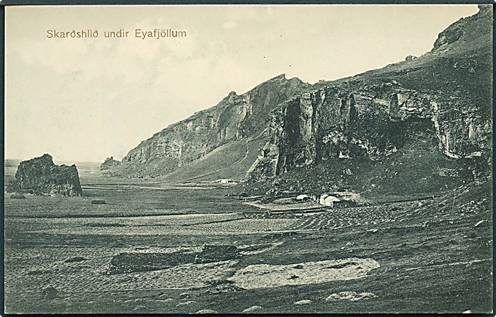 Skarðshlið undir Eyafjöllum, Island. Einar Gunnarsson no. y 65. 