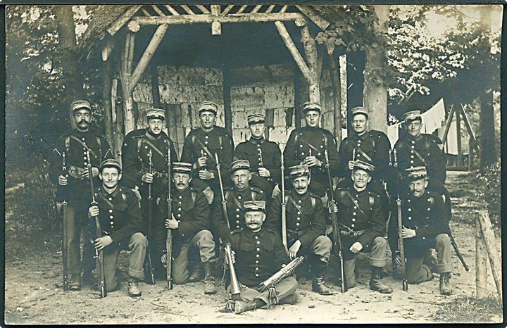 Soldatergruppe fra 31. Bataillon. Fotokort u/no.
