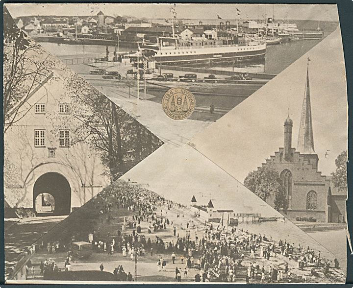 30 øre Karavel på illustreret firmakuvert fra Blomsterhallen sendt som søndagsbrev fra Nyborg d. 9.5.1942 til Haderslev.