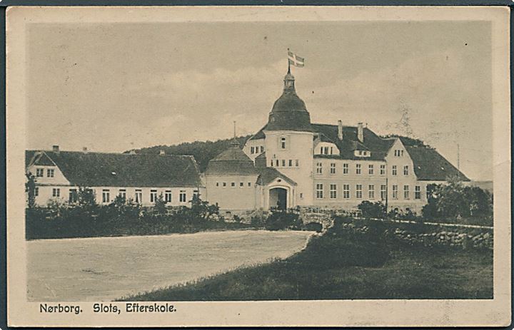 Nørborg (Nordborg) Slots Efterskole. Fr. Biehl u/no. 