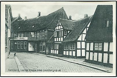 Gamle Huse paa Vestergrave, Randers. Stenders, Randers no. 189.