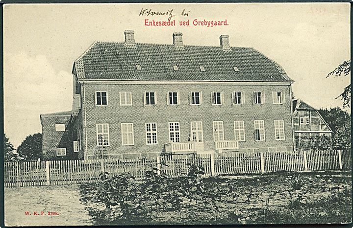 Enkesædet ved Orebygaard. Warburgs Kunstforlag no. 2368.