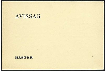 Meddelse til samtl. Posthuse udsendt som Avissag fra Avispostkontoret december 1947 vedr. omdeling af bl.a. Skipper Skræk d. 22.12.1947