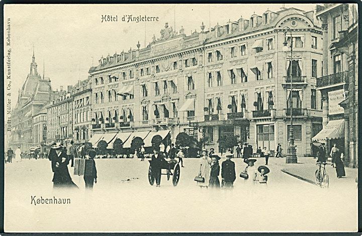 Hotel d'Angleterre i København. Budtz Müller & Co. u/no.