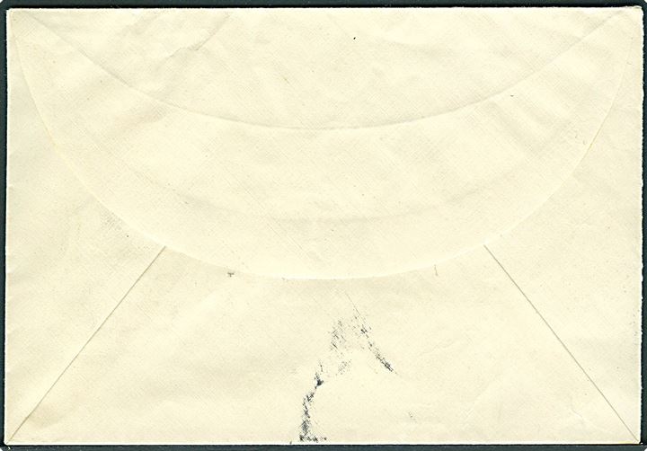5 øre H. C. Andersen på tryksag annulleret Sønderborg d. 16.1.1936 og sidestemplet med tydeligt posthornstempel MAJBØL (KIRKEHØRUP) til København. Flot brugsbrev.