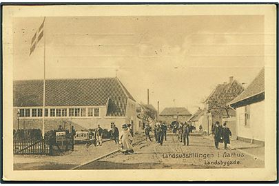 Landsudstillingen i Aarhus i 1909. Landsbygade. Stenders no. 18411. 