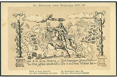 V. Schultz: Fra København under Belejringen 1658-59 med Kong Frederik. Stenders no. 17204.