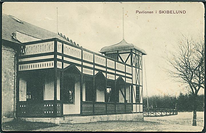 Pavillonen i Skibelund. P. Hansen no. 65370. 