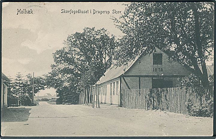 Skovfoged i Dragerup Skov, Holbæk. Peter Alstrups no. 2786. (Afrevet mærke). 