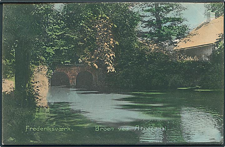 Broen ved Arresødal, Frederiksværk. Stenders no. 6338.
