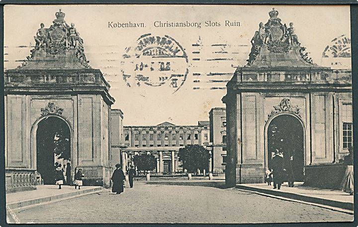 København. Christiansborg Slots Ruin. Fritz Benzen type III no. 40