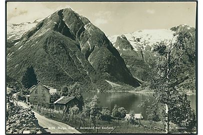 Sogn - Balestrand mot Esefjord, Norge. Carl Normann Kunstforlag no. 4129. Fotokort. 