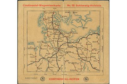 Continental-Wegweiserkarte Nr. 18 Schleswig-Holstein 
