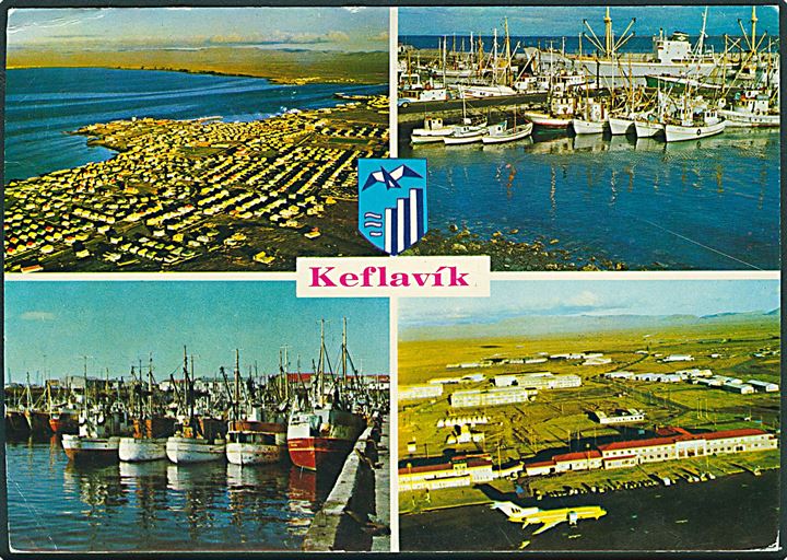 9 kr. Europa udg. på brevkort fra Keflavik 1970 til Nestadt, Tyskland. Retur som ubekendt.