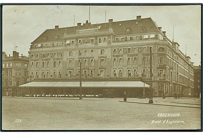 Hotel d'Angleterre i København. S. N. Philipson no. 139. Fotokort. 