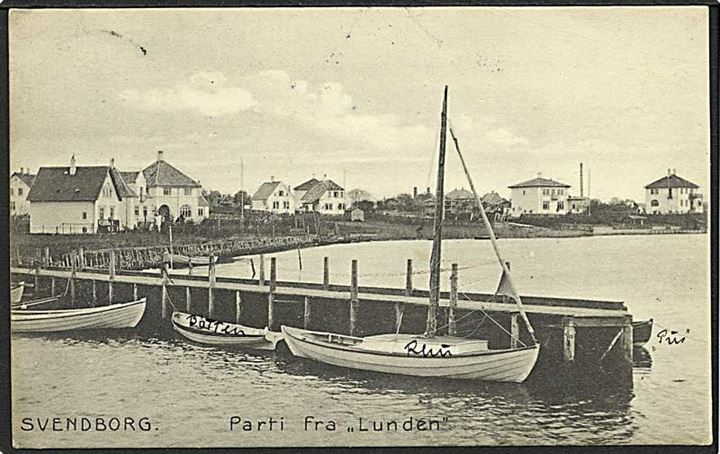 Parti fra Lunden ved Svendborg. Stenders no. 11165.