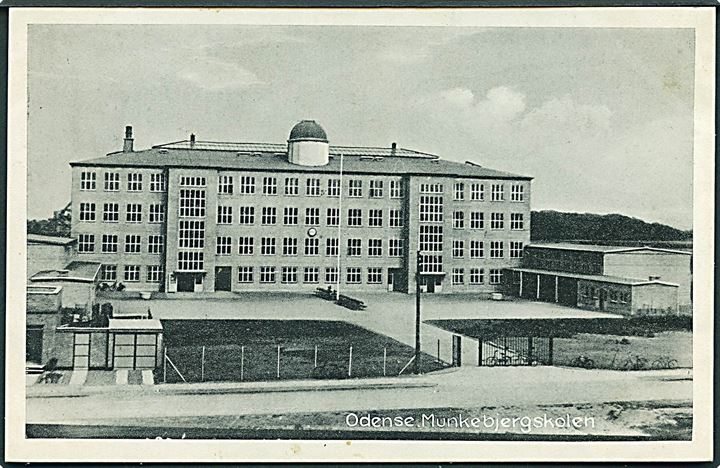 Munkebjergskolen i Odense. Stenders no. 60517.