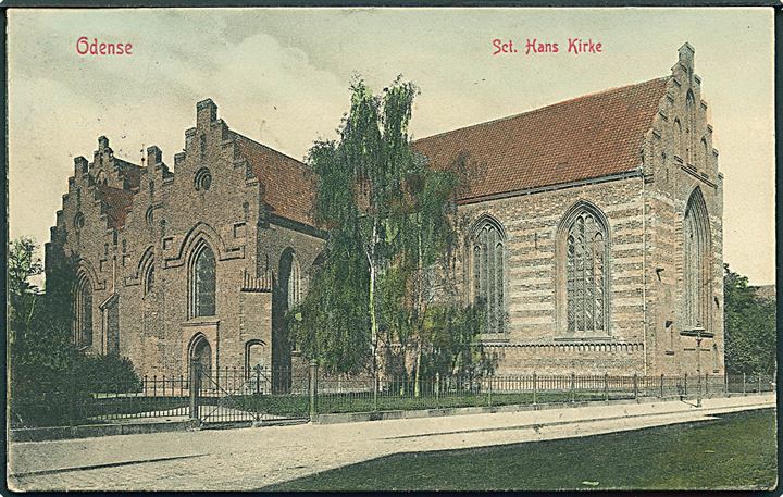 Sct. Hans Kirke i Odense. Warburgs Kunstforlag no. 344. 