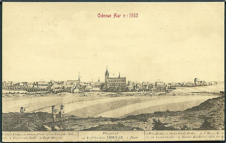 Odense Aar c: 1762. D. B. i gl. Dage no. 93. Warburgs Kunstforlag. 