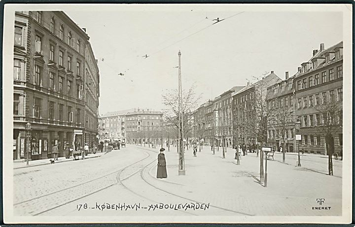 Aaboulevarden i København. Fotografisk Forlag no. 178. 