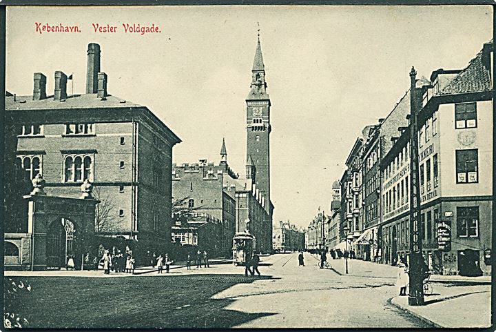 Sporvogn på Vester Voldgade, København. ?ardach no. 670. 