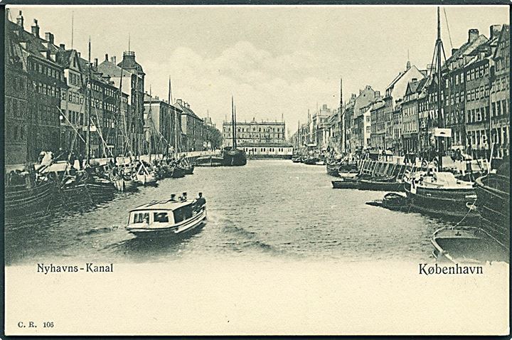 Nyhavns Kanalen i København. C. R. no. 106. 