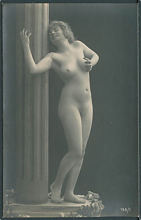 Erotik/Nudes. No. 195/1-6. Serie med 6 kort.  Kvalitet 7