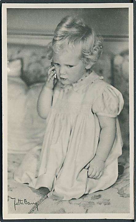 Prinsesse Margrethe. Fotograf Jette Bang. J. Chr. Olsen no. 47. Kvalitet 7