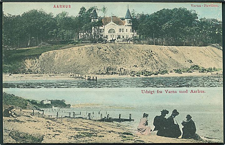 Aarhus, udsigt fra Varna. J.J.N. no. 3581. Kvalitet 8