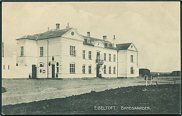 Ebeltoft, banegaarden. S. H. Elle u/no. Kvalitet 8