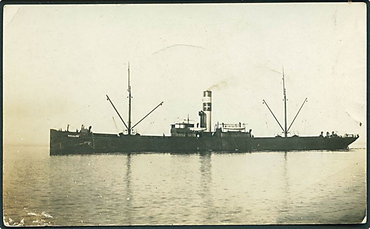 “Børglum”, S/S, Dannebrog D/S (1910-28). Fotokort u/no. Kvalitet 6