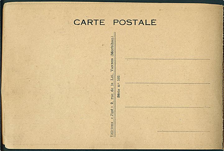 Verdenskrig 2. Libération “44” af Jipé. Hæfte med 8 satiriske postkort (1 kort mgl). Jipé no. 102-109. Kvalitet 7