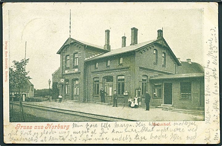 Nordborg station. Hans Schmidt u/no. Kvalitet 6