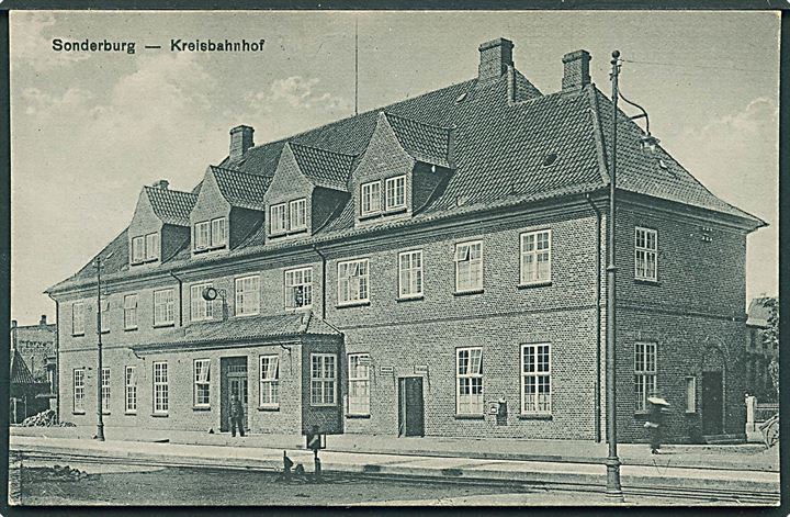 Sønderborg, Kredsbanegården. Chr. Qvist no. 3067. Kvalitet 8