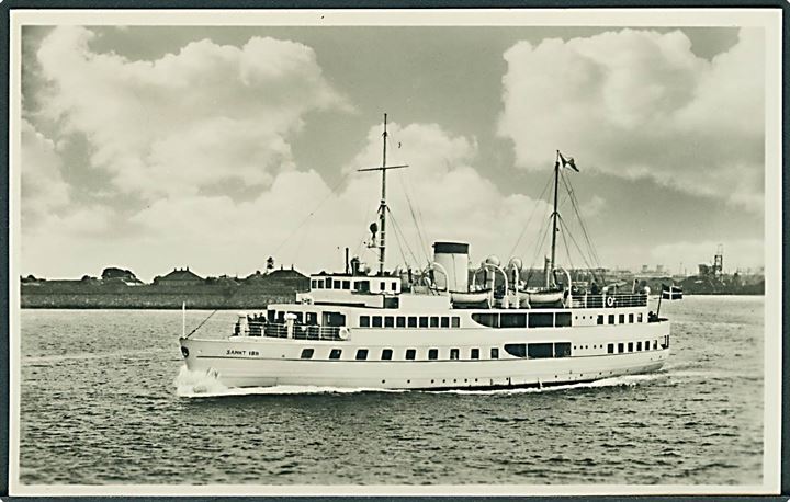 “Sankt Ibb”, M/S, Dampskibsselskabet Øresund. Færge på ruten Kbh-Helsingborg-Mölle. K.F.S. no. 13739237. Kvalitet 10