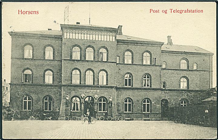 Horsens, Post- og Telegrafstation. W. & M. no. 189. Kvalitet 8