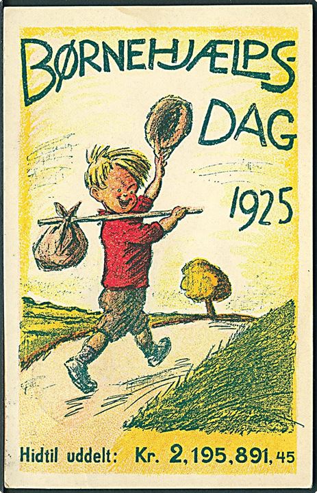Børnehjælpsdagen. 1925. Tegnet af Herluf Jensenius. Vilh. Søborg u/no. Kvalitet 7