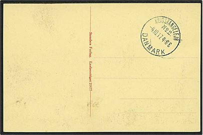Uadresseret brevkort (Viborg Sø) stemplet Krigsfangelejr No.2 Danmark d. 4.10.1917. Stempel benyttet i lazaretlejren i Hald ved Viborg.