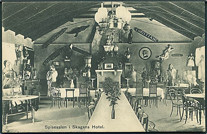 Spisesalen i Skagens Hotel. Fot. Knudstrup u/no. 