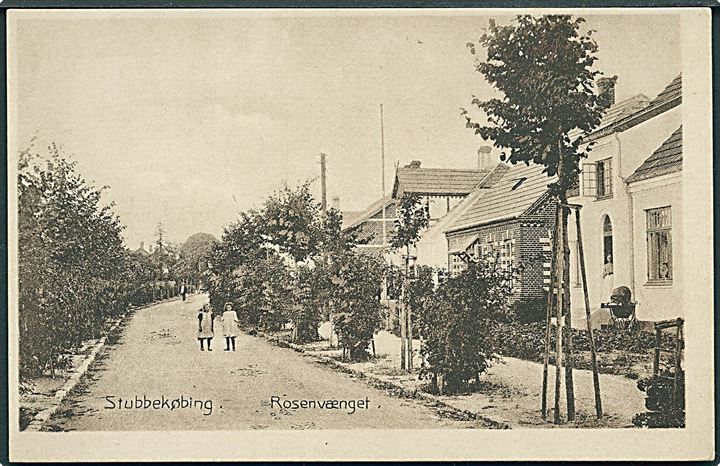 Rosenvænget i Stubbekøbing. Niels Bruun's Forlag no. 29291. 