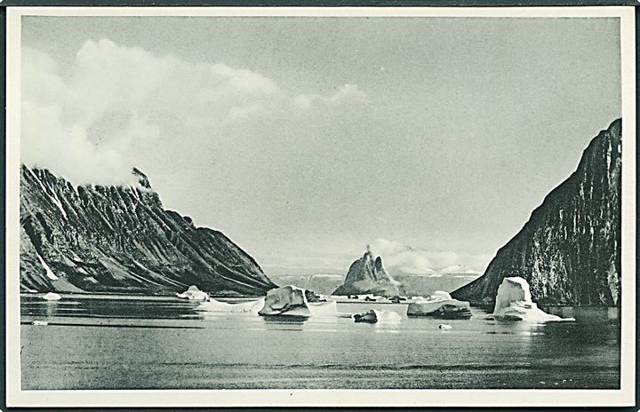 The Agpatsound in the Umanaq fjord, Grønland. KGH. Stenders u/no. 
