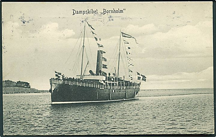 Dampskibet Bornholm. Peter Alstrups no. 3634. 