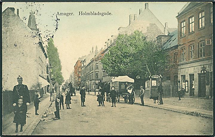 Holmbladsgade, Amager. Nathansohns Kortlager no. 515. 