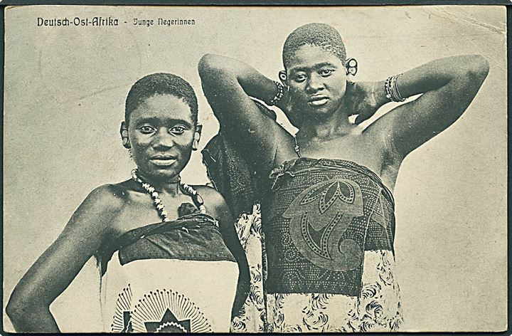 Unge negerinder i Tysk Østafrika. W. Dobbertin no. 354.