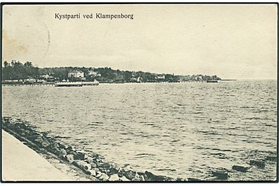Kystparti ved Klampenborg. Sk. B. & Kf. no. 4003. 