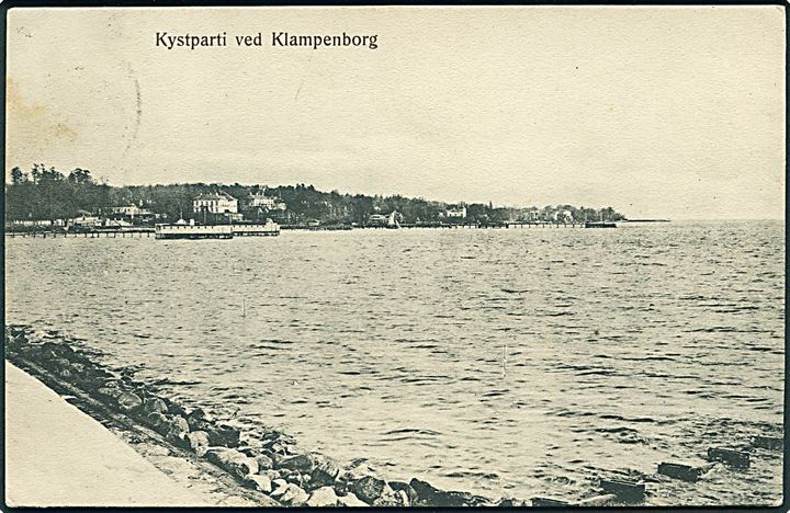 Kystparti ved Klampenborg. Sk. B. & Kf. no. 4003. 