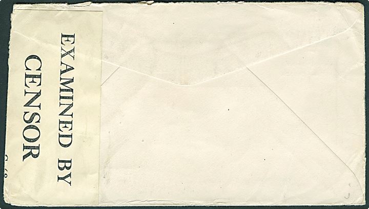 10 c. (9) på luftpostbrev fra Winnipeg d. 2.1.1942 til La Chaux de Fonds, Schweiz. Rødt O.A.T. stempel fra London. Åbnet af canadisk censur C.68.