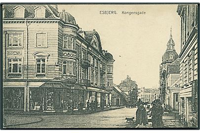 Kongensgade i Esbjerg. A/S E. K. E. no. 8544. 